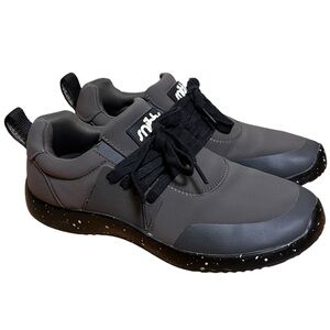 Men's Snibbs Charcoal Speckle Spacecloud Lace Up Slip On Non Slip 10.5